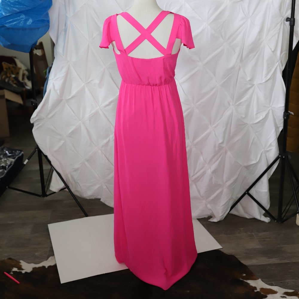 GB Fuschia Maxi Strap dress